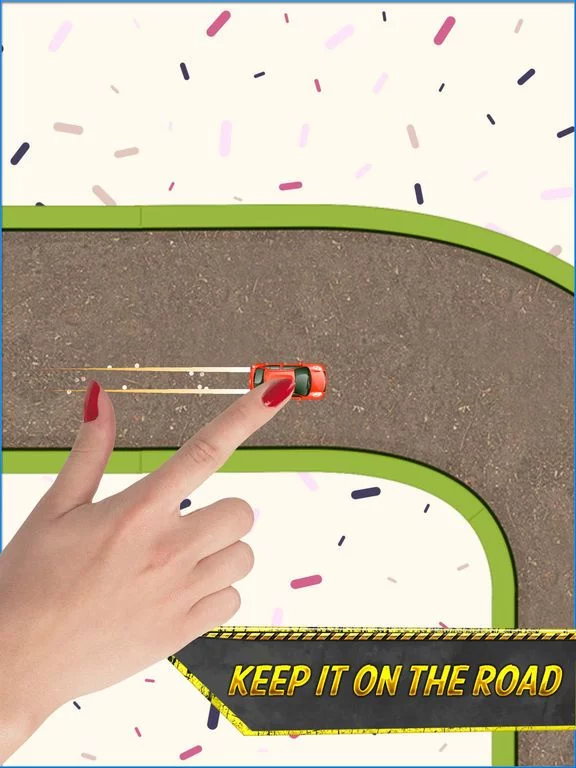 Изображение игры: Finger Drive - Finger Car Race