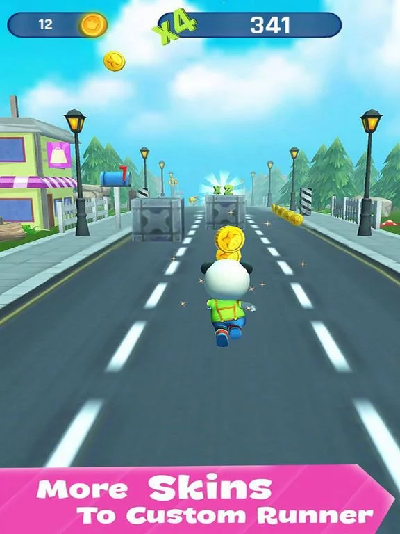 Изображение игры: Panda Run Enless Fun