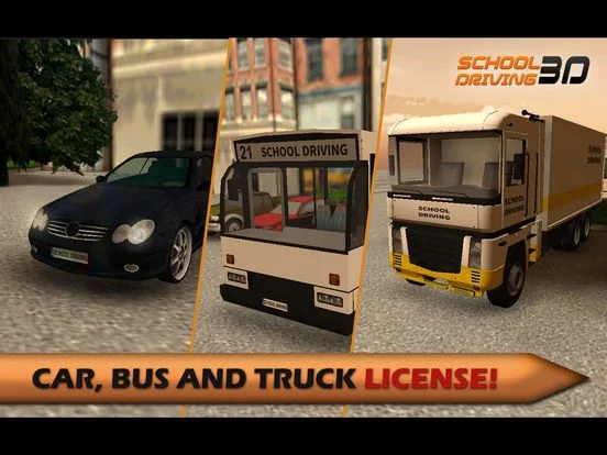 Изображение игры: School Driving 3D