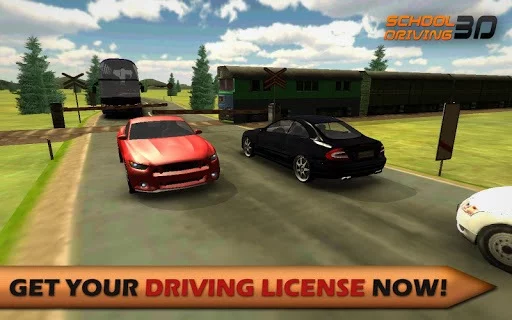 Изображение игры: School Driving 3D