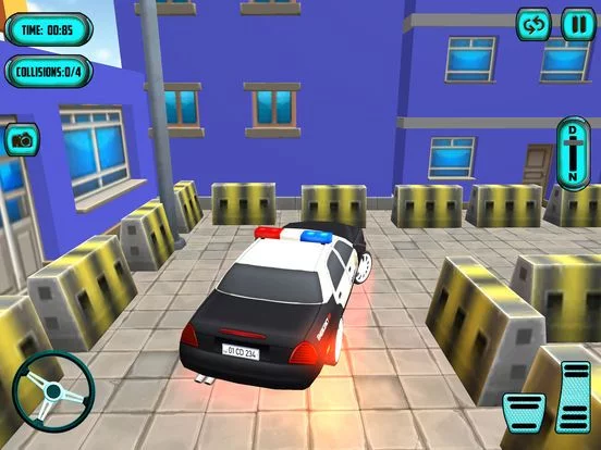 Изображение игры: Police Cop Car Parking Sim