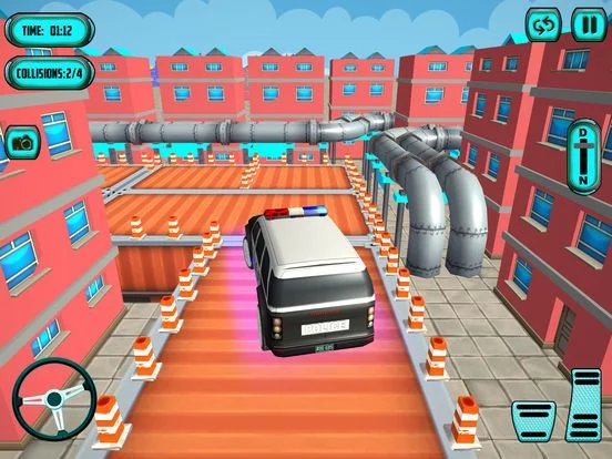 Изображение игры: Police Cop Car Parking Sim
