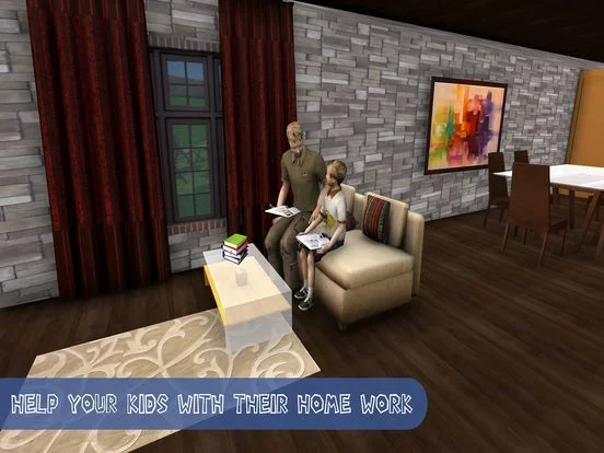 Изображение игры: Virtual Family: Dad Dream Home