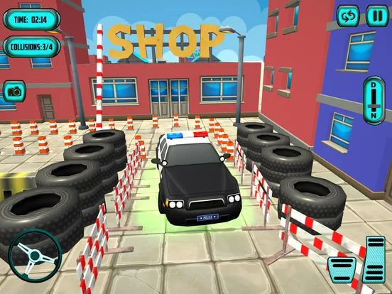 Изображение игры: Police Cop Car Parking Sim