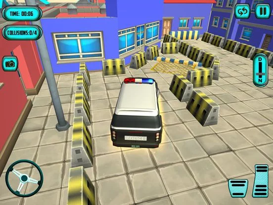 Изображение игры: Police Cop Car Parking Sim