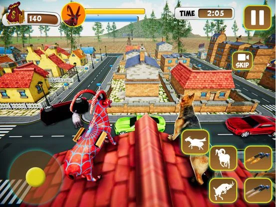Изображение игры: Flying Animals Robot