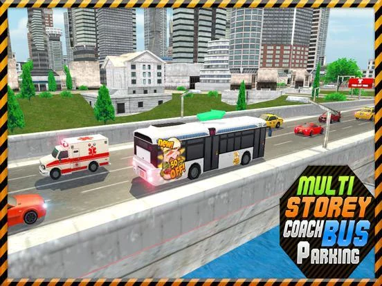 Изображение игры: Multi-Storey Coach Bus Parking 3D: City Auto-bus Driving Simulator