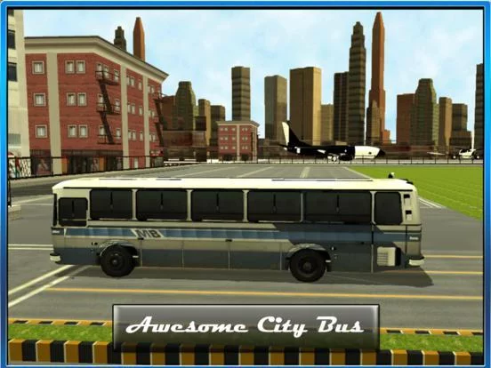 Изображение игры: AirPort Bus Driving: Free City Parking & Best Pro Simulator 2016