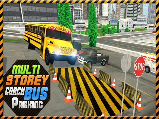 Изображение игры: Multi-Storey Coach Bus Parking 3D: City Auto-bus Driving Simulator