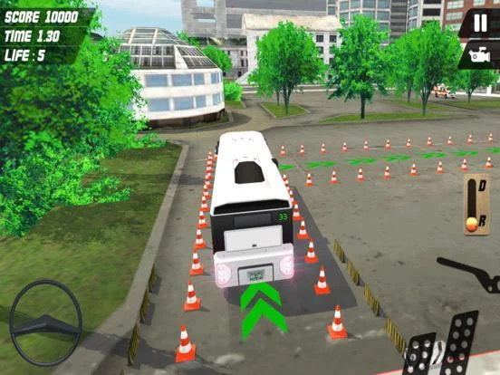 Изображение игры: Multi-Storey Coach Bus Parking 3D: City Auto-bus Driving Simulator