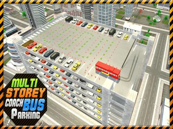 Изображение игры: Multi-Storey Coach Bus Parking 3D: City Auto-bus Driving Simulator