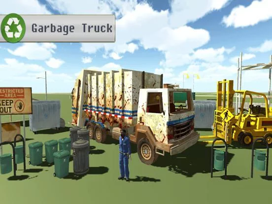 Изображение игры: Garbage Dumper Truck Driver 3D: Free Play Game Simulator