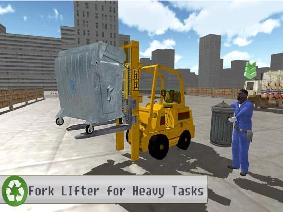 Изображение игры: Garbage Dumper Truck Driver 3D: Free Play Game Simulator