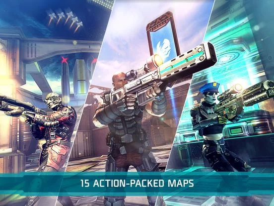 Изображение игры: Shadowgun DeadZone PvP Battles