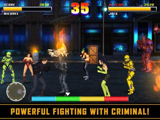 Изображение игры: SuperHero Street Fighter Games