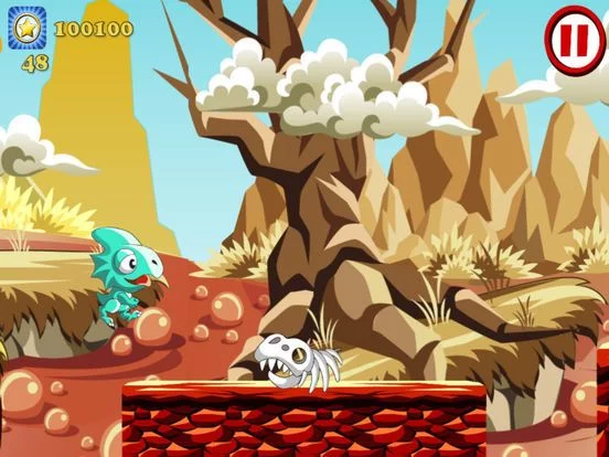 Изображение игры: A Baby Dino Adventure Run