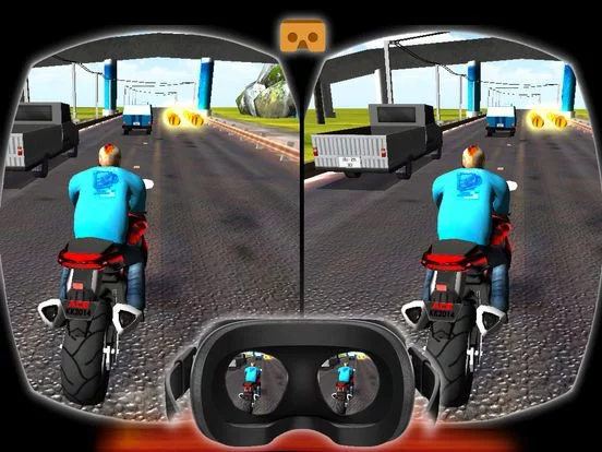 Изображение игры: VR Race Moto GP. Crazy bike stunts virtual Reality
