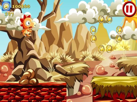 Изображение игры: A Baby Dino Adventure Run