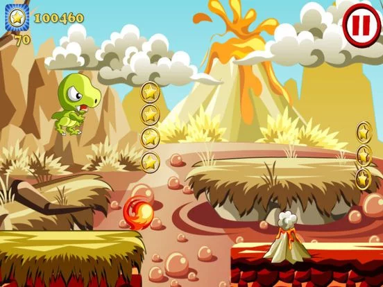 Изображение игры: A Baby Dino Adventure Run