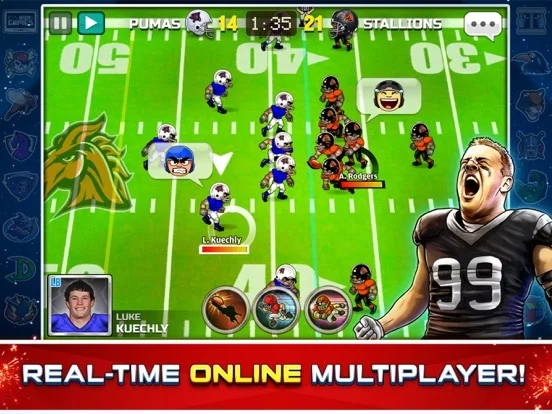 Изображение игры: Football Heroes Pro Online - NFL Players Unleashed