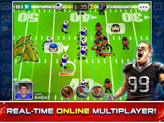 Изображение игры: Football Heroes Pro Online - NFL Players Unleashed
