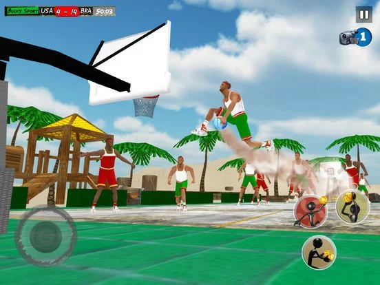 Изображение игры: Beach Basketball 2017: Slam Dunk and hoops trainer