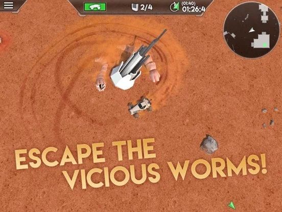 Изображение игры: Desert Worms