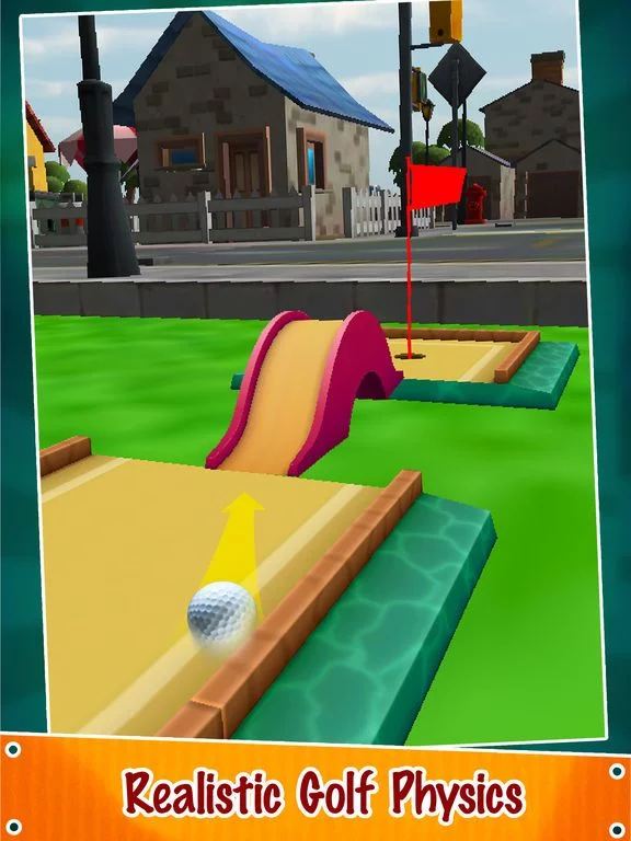 Изображение игры: Mini Golf 2016 Pro: Real golf simulation 3D by BULKY SPORTS