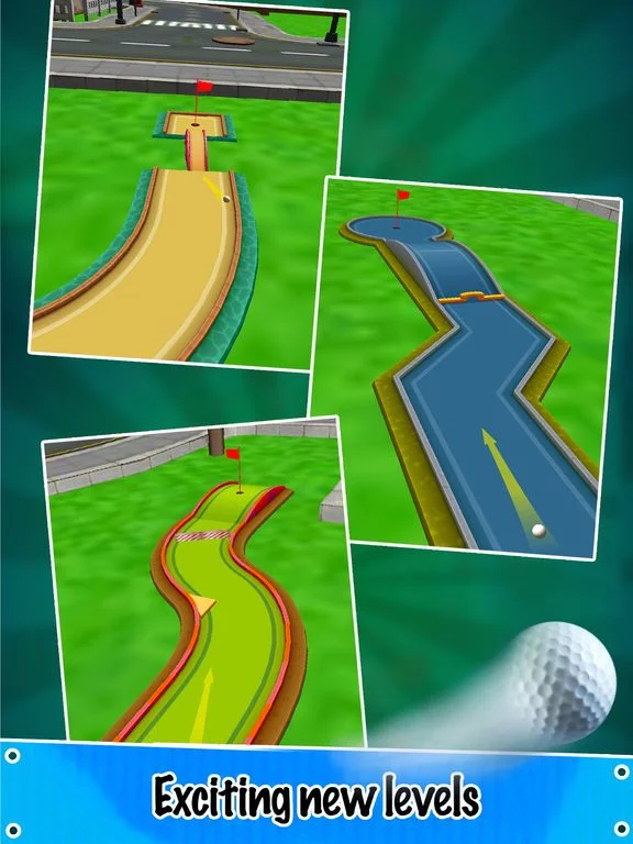 Изображение игры: Mini Golf 2016 Pro: Real golf simulation 3D by BULKY SPORTS
