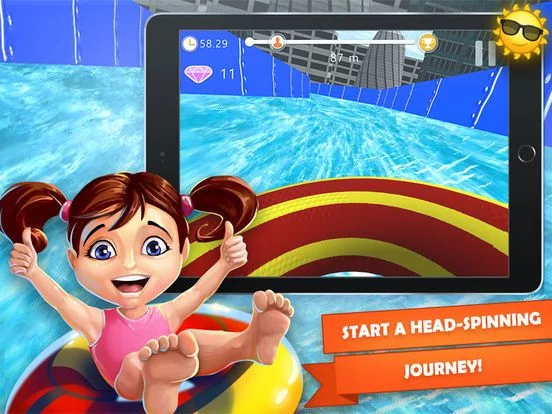 Изображение игры: Roller Coaster 3D - Water Park
