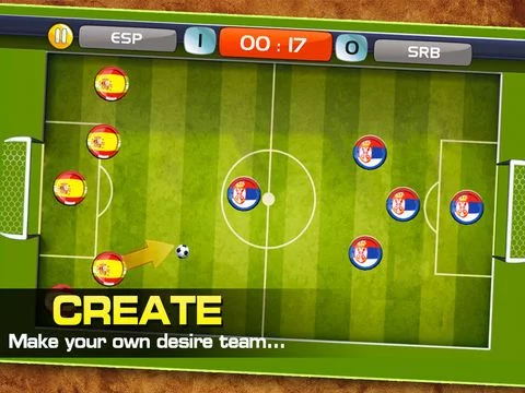 Изображение игры: Finger Soccer 2016 - Slide soccer simulation game for real challengers and soccer stars