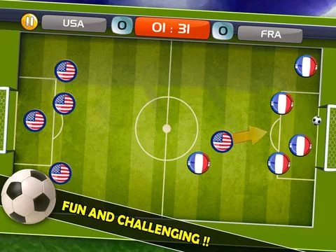 Изображение игры: Finger Soccer 2016 - Slide soccer simulation game for real challengers and soccer stars