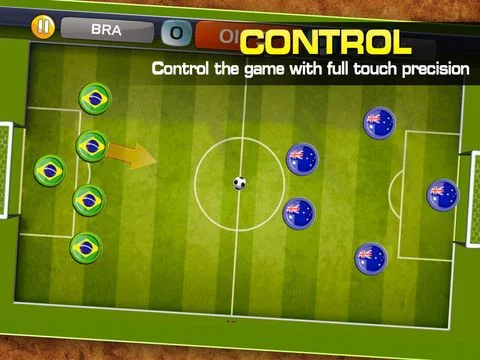 Изображение игры: Finger Soccer 2016 - Slide soccer simulation game for real challengers and soccer stars