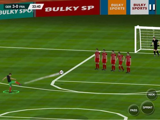 Изображение игры: Real Soccer 2016 - Euro 2016 edition ultimate football championships and leagues to win a cup for nation simulation game by Bulky Sports