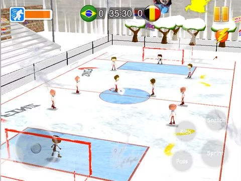 Изображение игры: Play Football Xmas. A real soccer sports games for holiday christmas season 2014