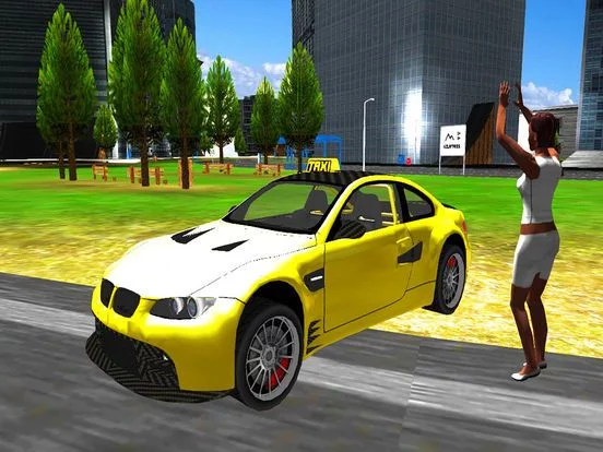 Изображение игры: City Taxi Car Driver Sim-ulator