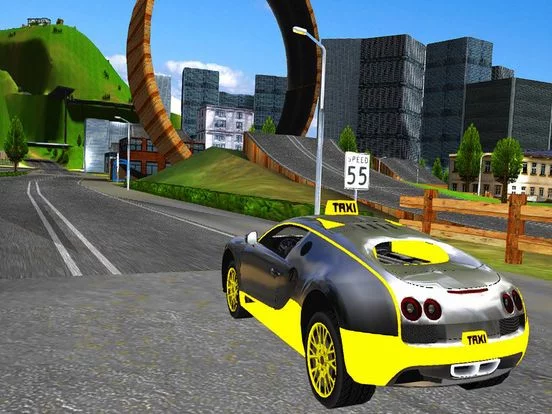 Изображение игры: City Taxi Car Driver Sim-ulator
