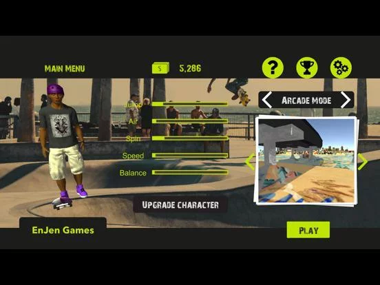 Изображение игры: Skateboard FE3D 2