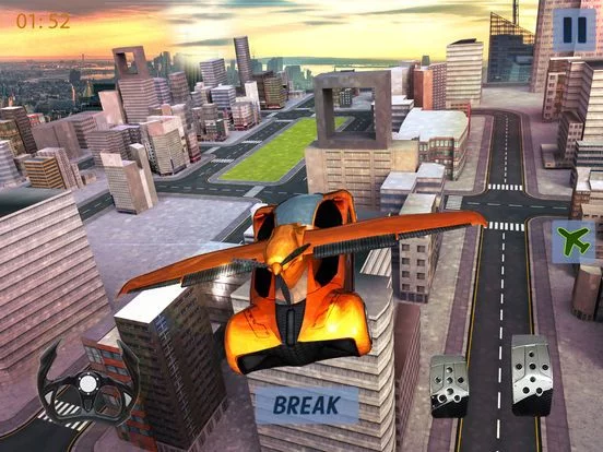 Изображение игры: Free Fly Racing Car Games