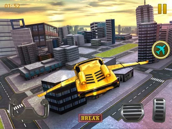 Изображение игры: Sports Flying Car Simulator 3d Games