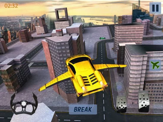 Изображение игры: Free Fly Racing Car Games