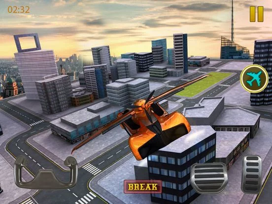 Изображение игры: Sports Flying Car Simulator 3d Games