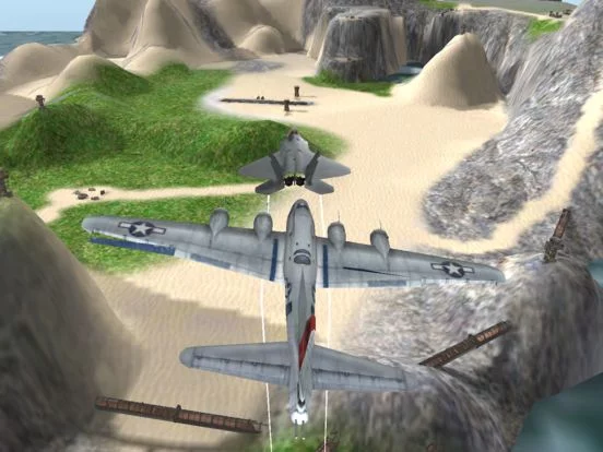 Изображение игры: War Air-plane Flight Simulator Bomber