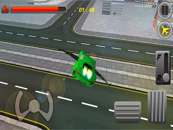 Изображение игры: Sports Car Flying Simulator