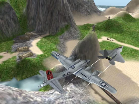 Изображение игры: War Air-plane Flight Simulator Bomber
