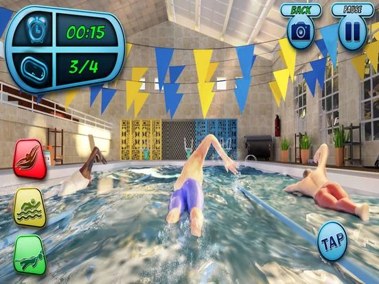 Изображение игры: Swimming Pool Race Contest