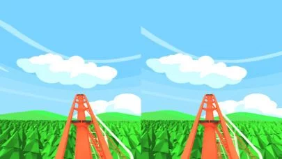 Изображение игры: VR Roller Coaster for Cardboard Virtual Reality