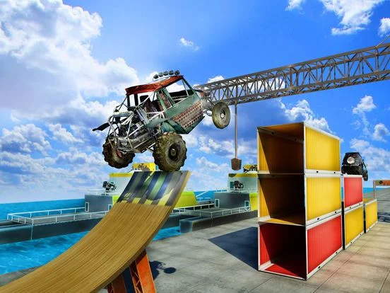 Изображение игры: FastLine Stunts RaceOff