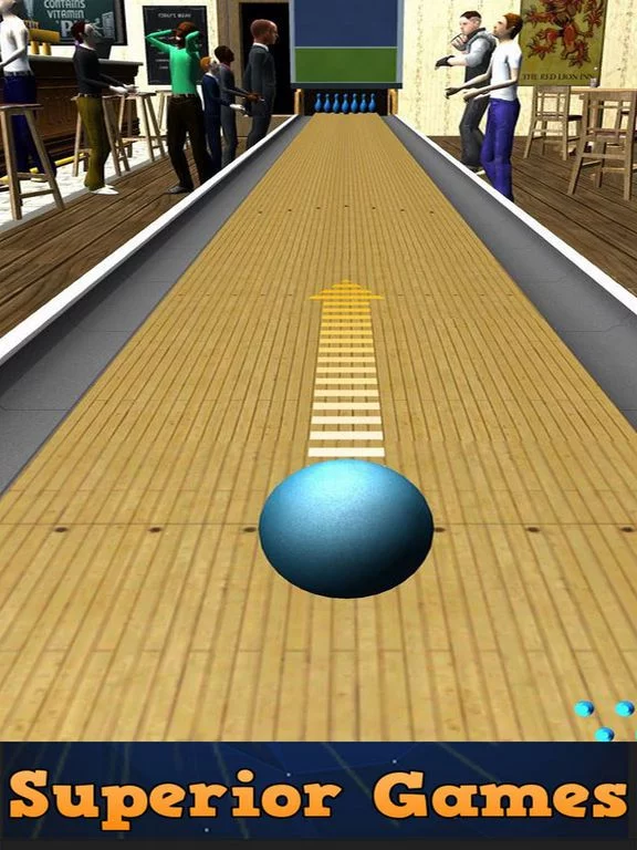 Изображение игры: Ten Pop Bowling