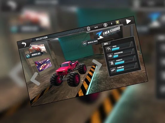 Изображение игры: 3D Impossible Monster Truck